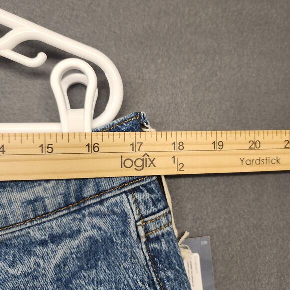 Universal Thread Jeans Womens 14 Short Blue Vintage Straight Denim Stretch NEW - Picture 7 of 16